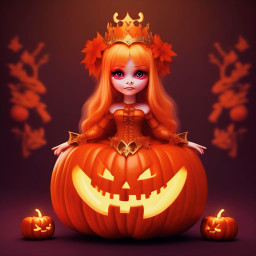 freetoedit fantasystyle magical illusion 3d fantasy artstation illustration halloween october pumpkinday pumpkin halloweenspirit orangecolor orange