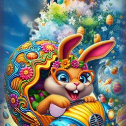 zeeziirm picsart edit montaje mycreation challenge colores conejo pascua happy feliz freetoedit srceasteregghunt easteregghunt