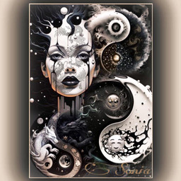 freetoedit yinyang surrealism splashart ecemojiremix emojiremix