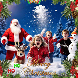 hohoho people goldden_girl christmascards desafiopicsart picsart freetoedit fcfestiveflair festiveflair