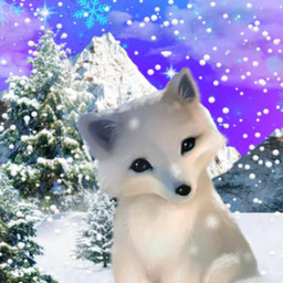 animal puppy fox frozen tempestadez picsartai challenge freetoedit fcdancingsnowflakes dancingsnowflakes
