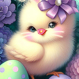 freetoedit easter challenge chick bunny beauty srchoppyears hoppyears