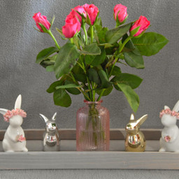 easter photography decoration flowers bunny rabbit red pink tablet nobackground remixit freetoedit nature spring beautiful makeawesome pccelebratingeaster celebratingeaster