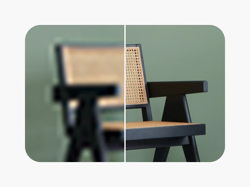 Alt Increase image resolution with Picsart photo enhancer